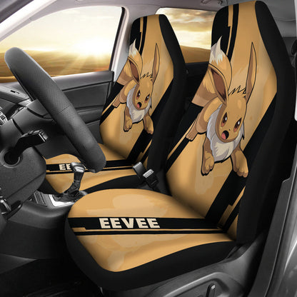Eevee Pokemon Car Seat Covers Style Custom For Fans Ci230116-09