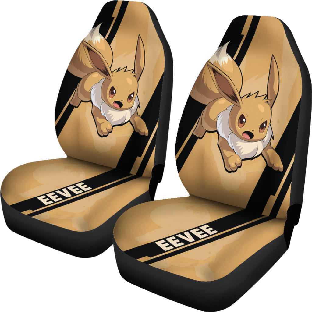 Eevee Pokemon Car Seat Covers Style Custom For Fans Ci230116-09