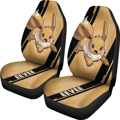 Eevee Pokemon Car Seat Covers Style Custom For Fans Ci230116-09