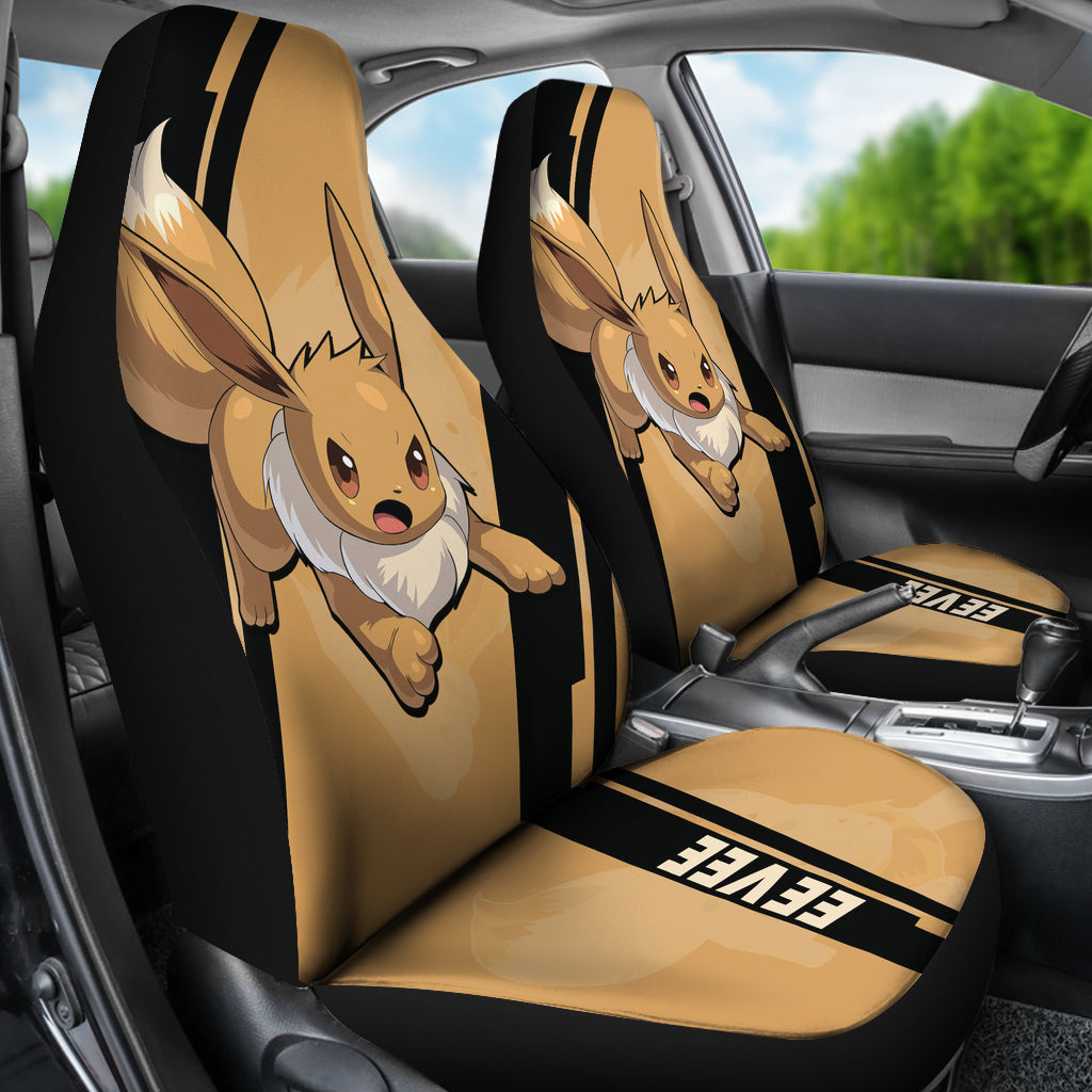 Eevee Pokemon Car Seat Covers Style Custom For Fans Ci230116-09