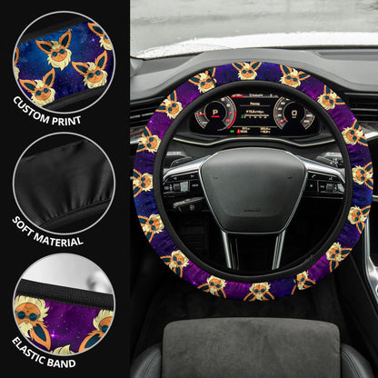 Eevee Sunglasses Car Steering Wheel Cover