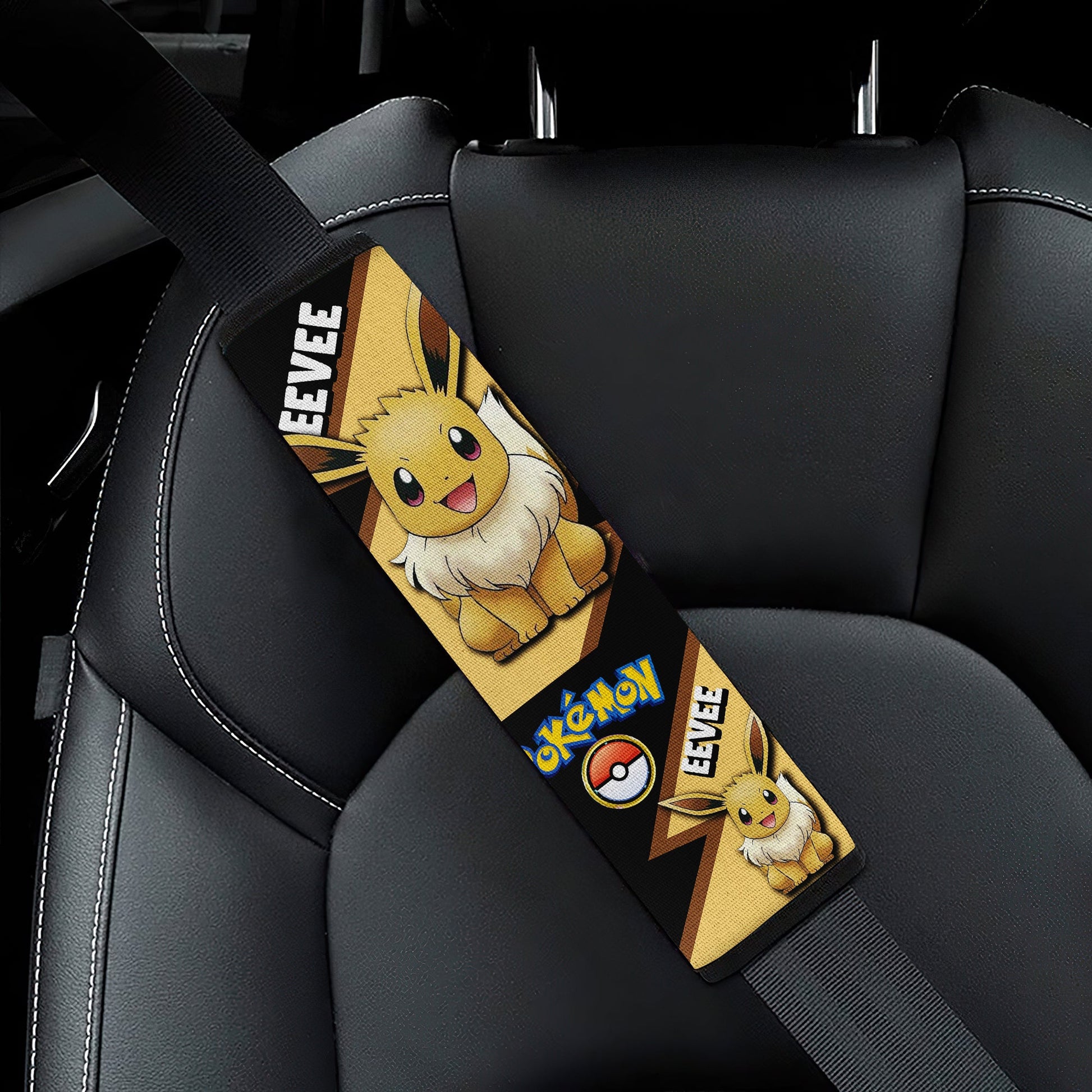 Eevee seat belt covers Anime Custom Car Accessories