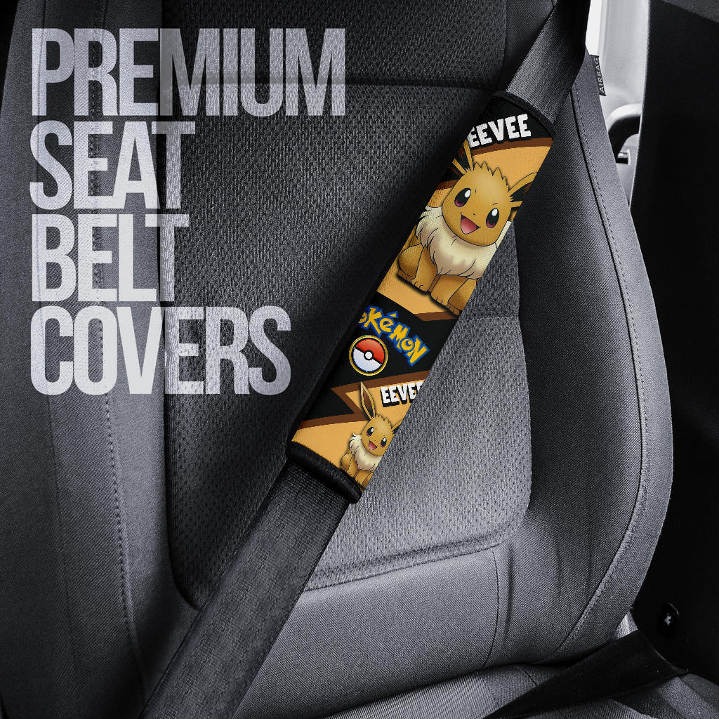 Eevee seat belt covers Anime Custom Car Accessories