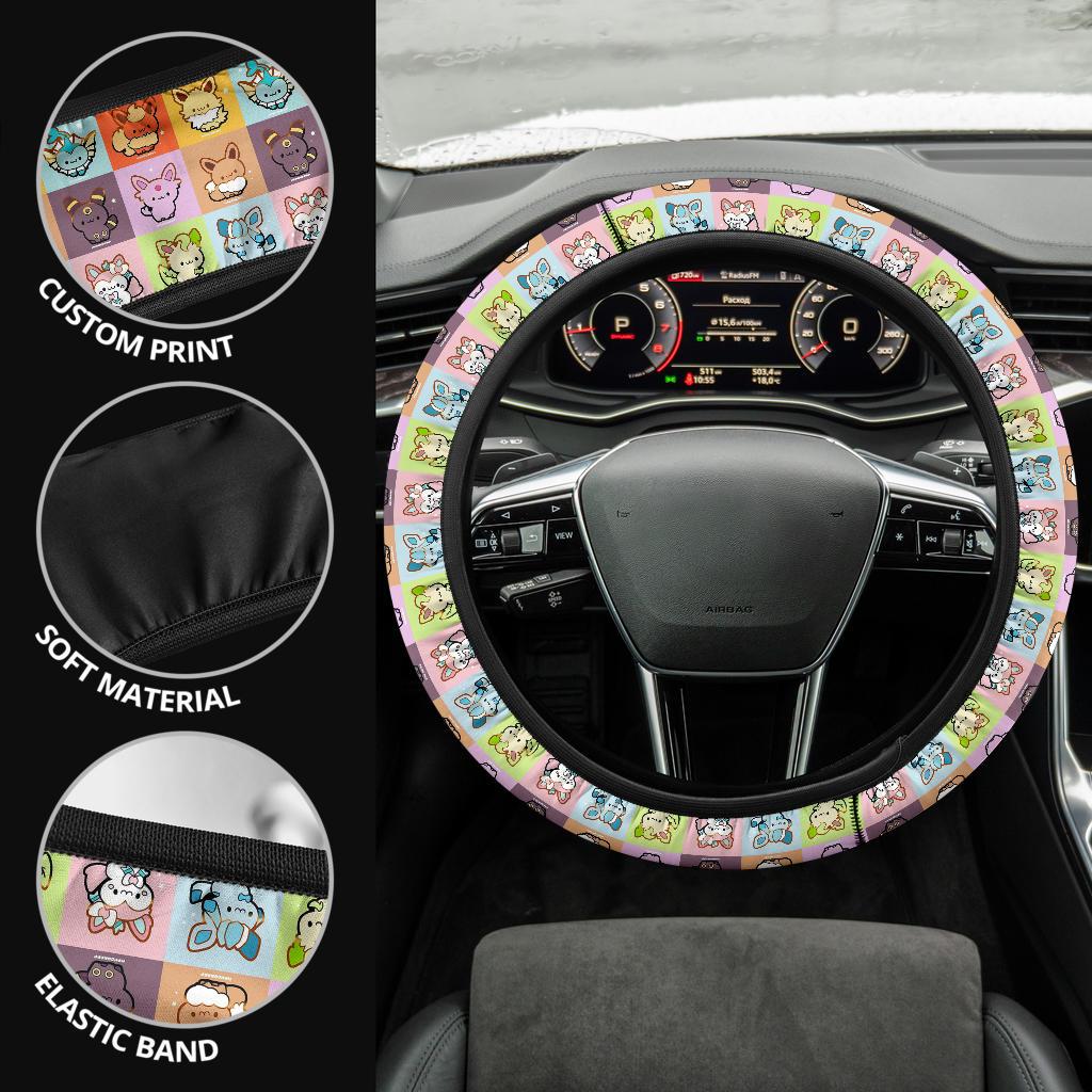 Eeveelutions Car Steering Wheel Cover 3