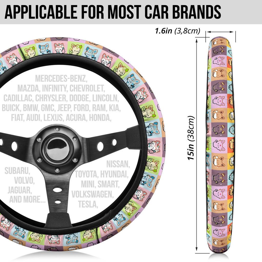 Eeveelutions Car Steering Wheel Cover 3