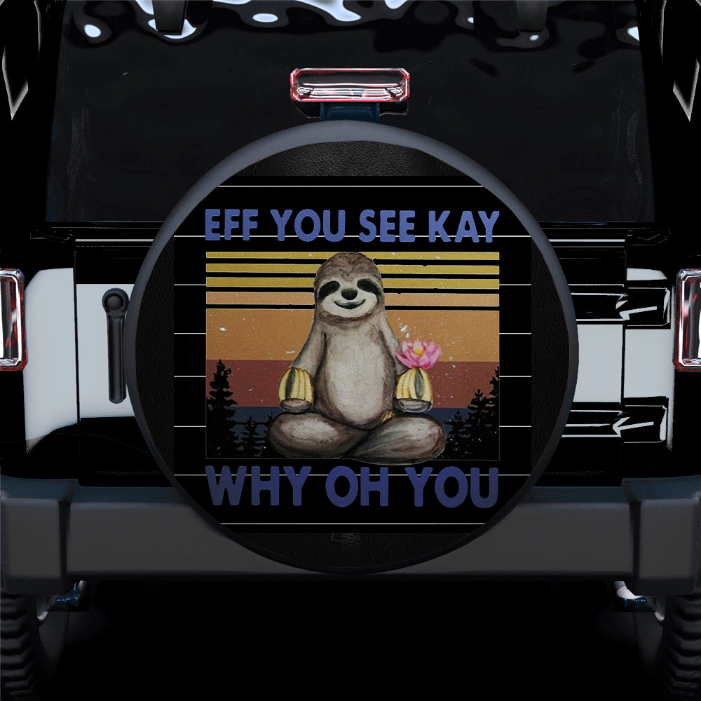 Eff You See Kay Jeep Car Spare Tire Cover