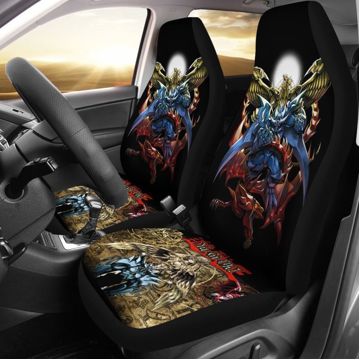 Egyptian God Dragons Yugioh Car Seat Covers Lt04 Universal Fit 225721