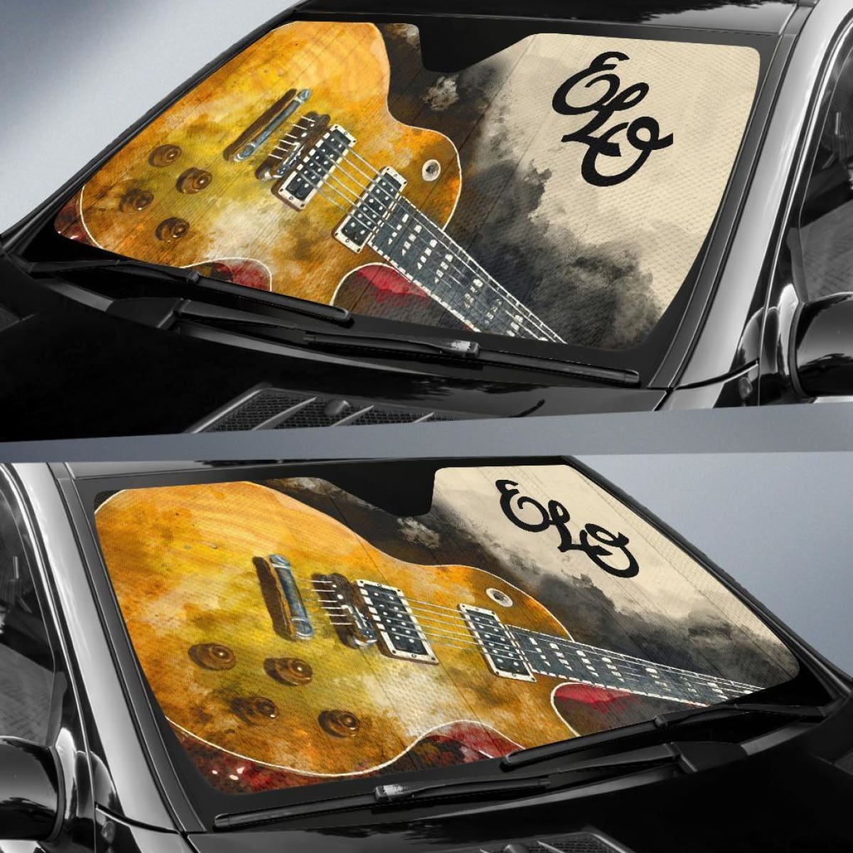 Electric Light Orchestra Car Auto Sun Shade Guitar Rock Band Universal Fit 174503