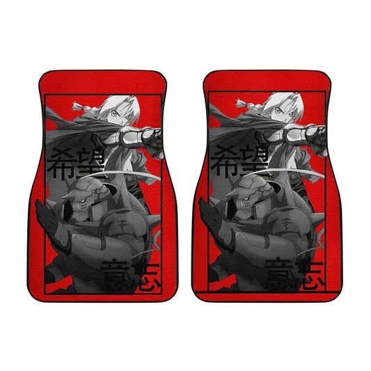 Elric Brothers Car Floor Mats Custom Fullmetal Alchemist Anime
