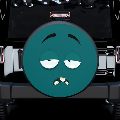 Emotion Blue Face Spare Tire Cover
