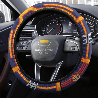 Endeavor Anime Steering Wheel Cover Custom Anime My Hero Academia Car Accessories
