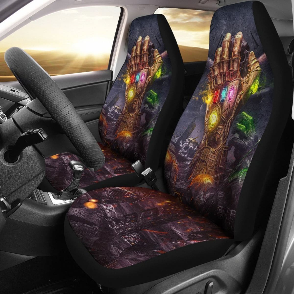 Endgame The Infinity Gauntlet Marvel Avengers Car Seat Covers Mn04 Universal Fit 225721