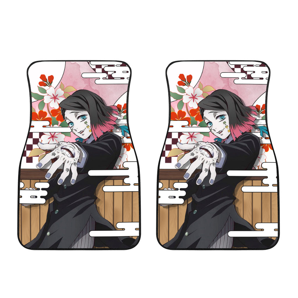 Enmu Car Floor Mats Custom Demon Slayer Anime Car Accessories