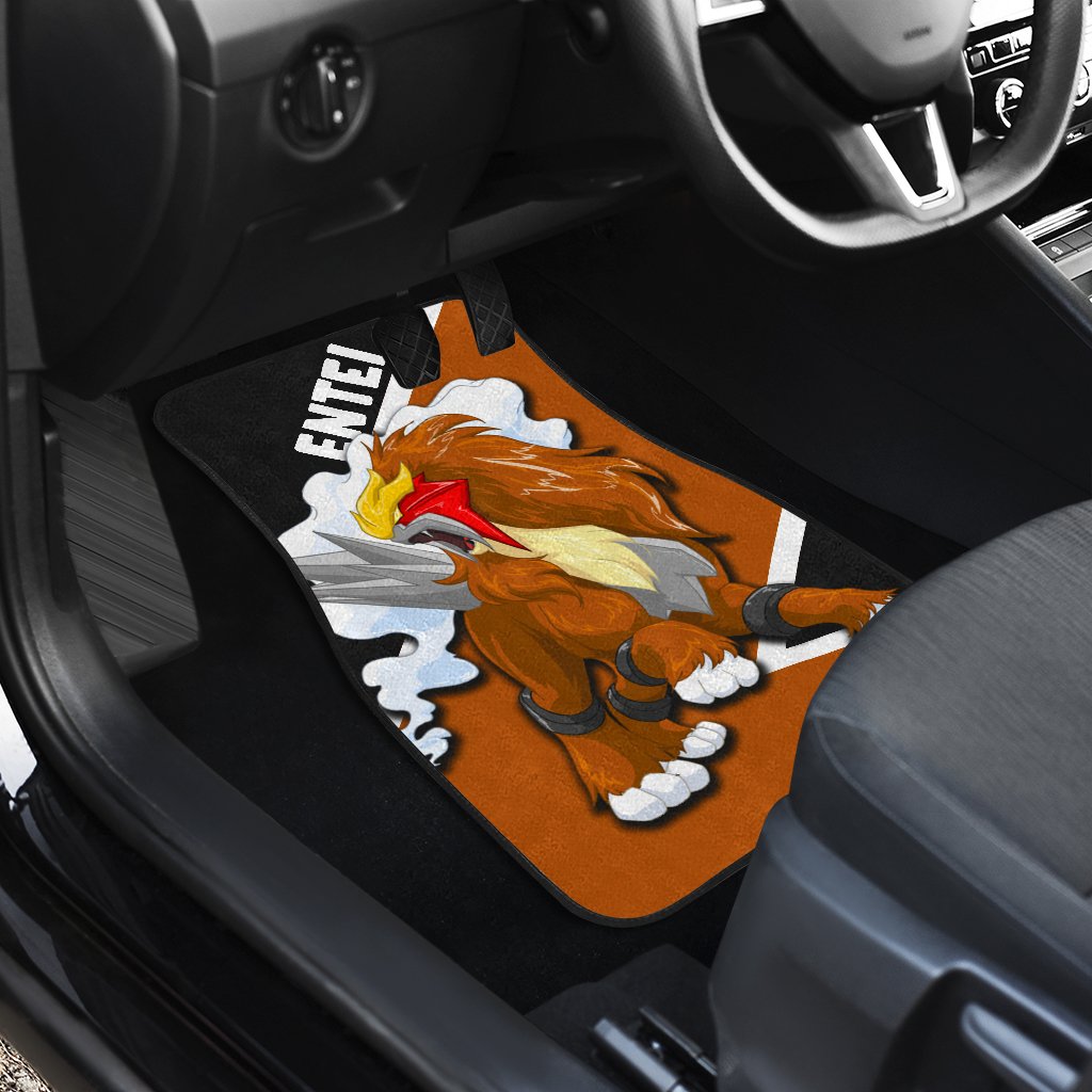 Entei Car Floor Mats Custom Anime Car Interior Accessories