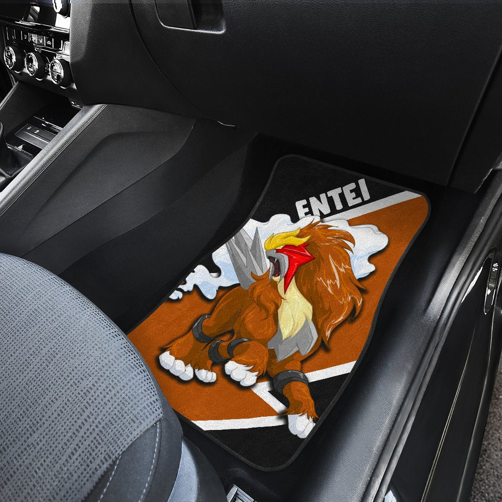 Entei Car Floor Mats Custom Anime Car Interior Accessories