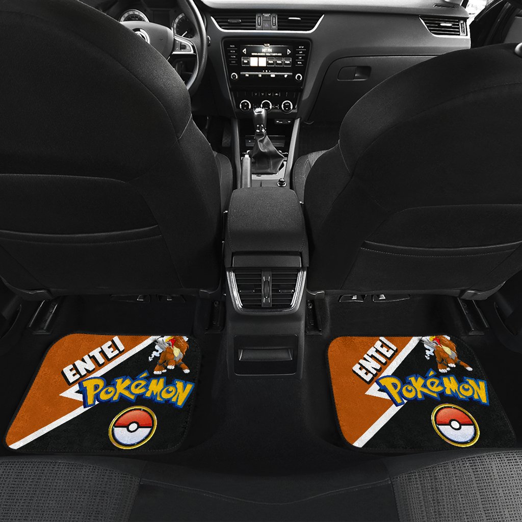 Entei Car Floor Mats Custom Anime Car Interior Accessories