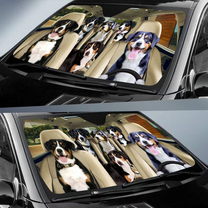 Entlebucher Sennenhunde Car All Over Printed 3D Sun Shade