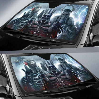 Eredin The Witcher 3: Wild Hunt Game Car Sun Shades Universal Fit 051012