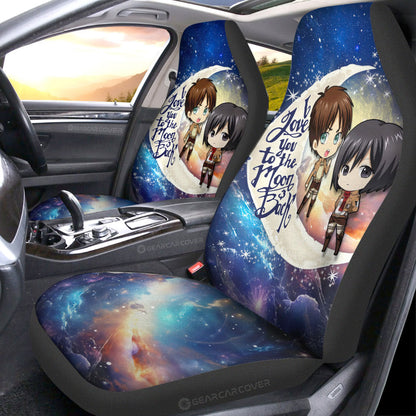 Eren And Mikasa Car Seat Covers Custom Car Accessories