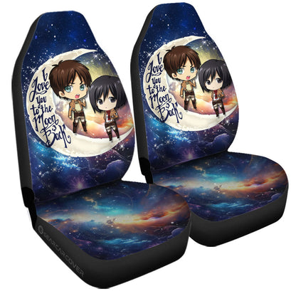 Eren And Mikasa Car Seat Covers Custom Car Accessories