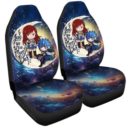 Erza And Jellal Car Seat Covers Custom Car Accessories