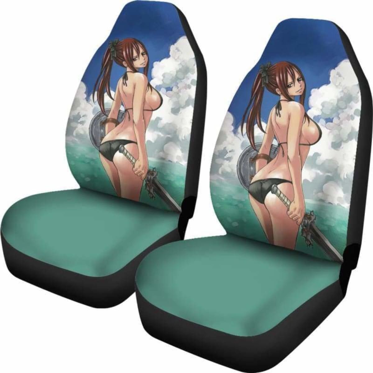 Erza Bikini Fairy Tail Car Seat Covers Universal Fit 051312