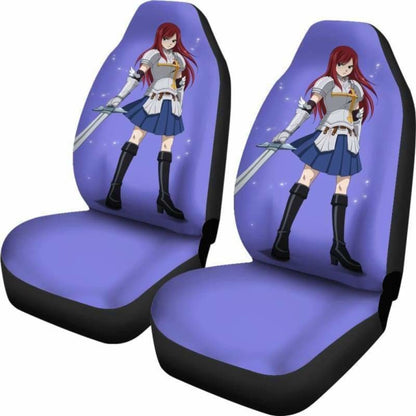 Erza Fairy Tail Car Seat Covers Universal Fit 051312