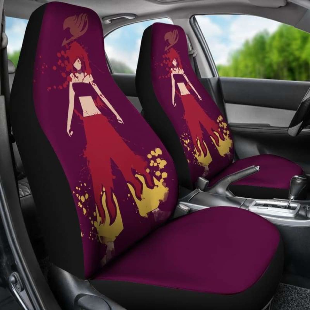 Erza Fairy Tail Car Seat Covers Universal Fit 051312