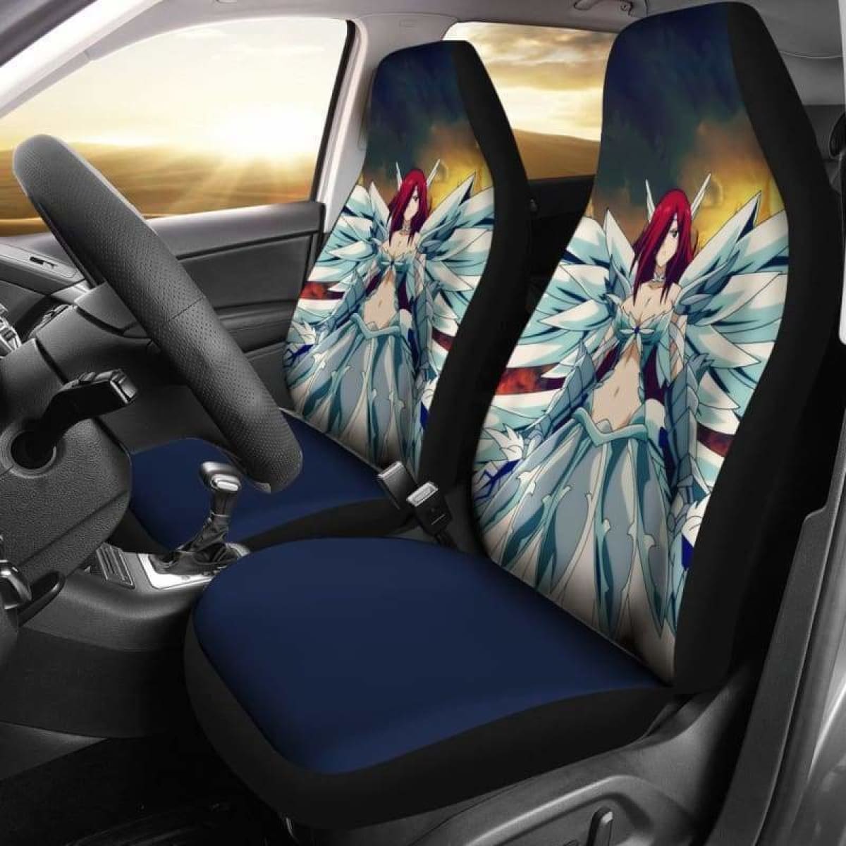 Erza Fairy Tail Car Seat Covers Universal Fit 051312