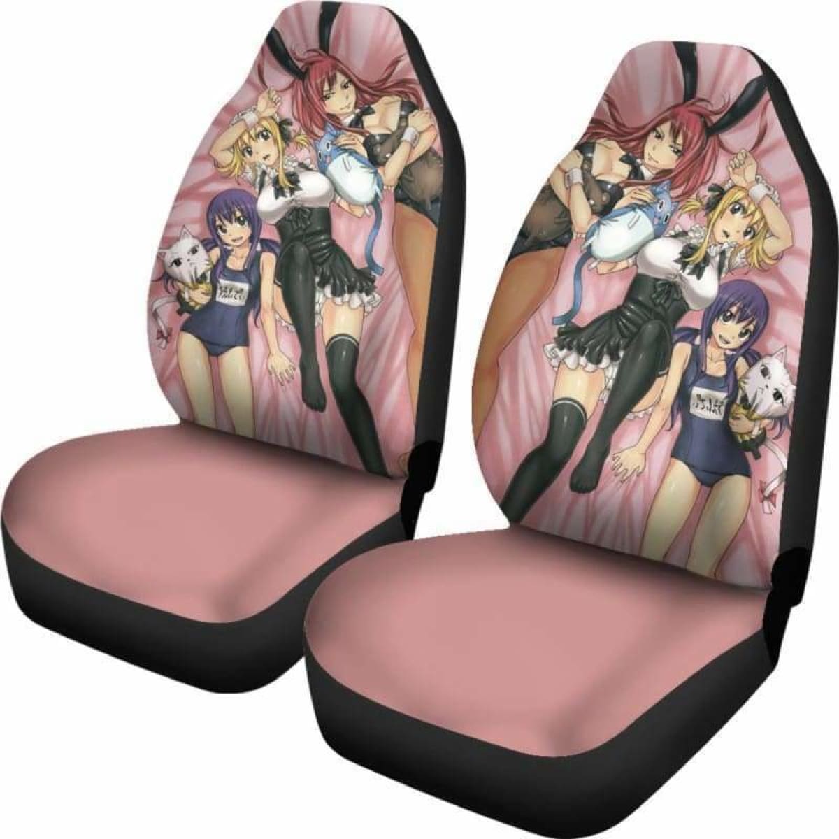 Erza Lucy Fairy Tail Car Seat Covers Universal Fit 051312