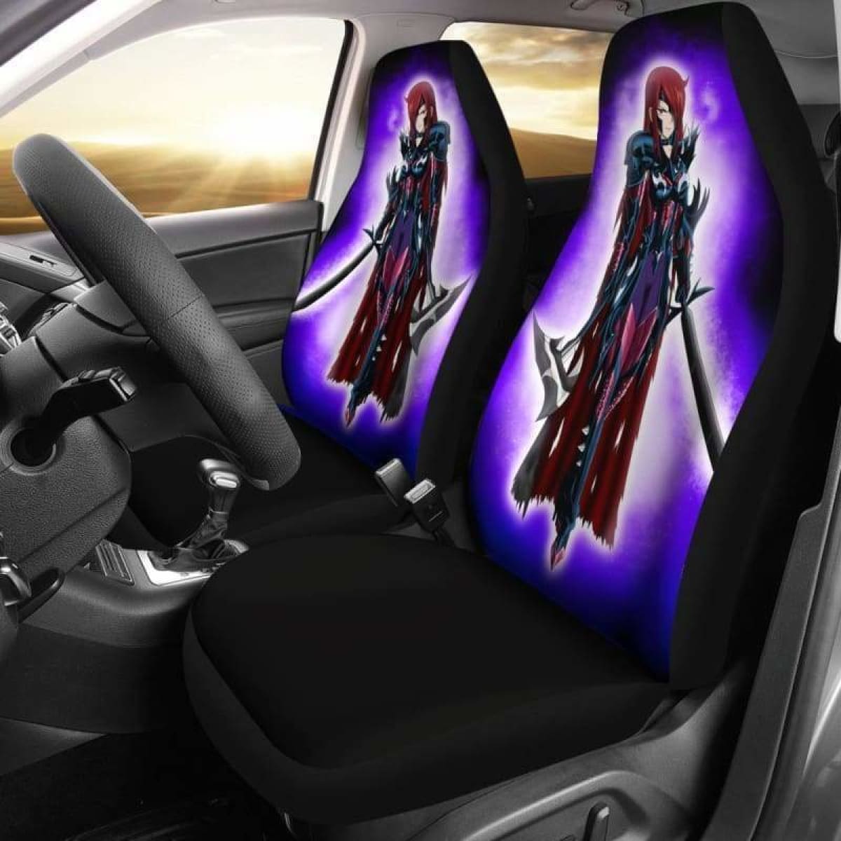 Erza Scalet Fairy Tail Car Seat Covers Universal Fit 051312