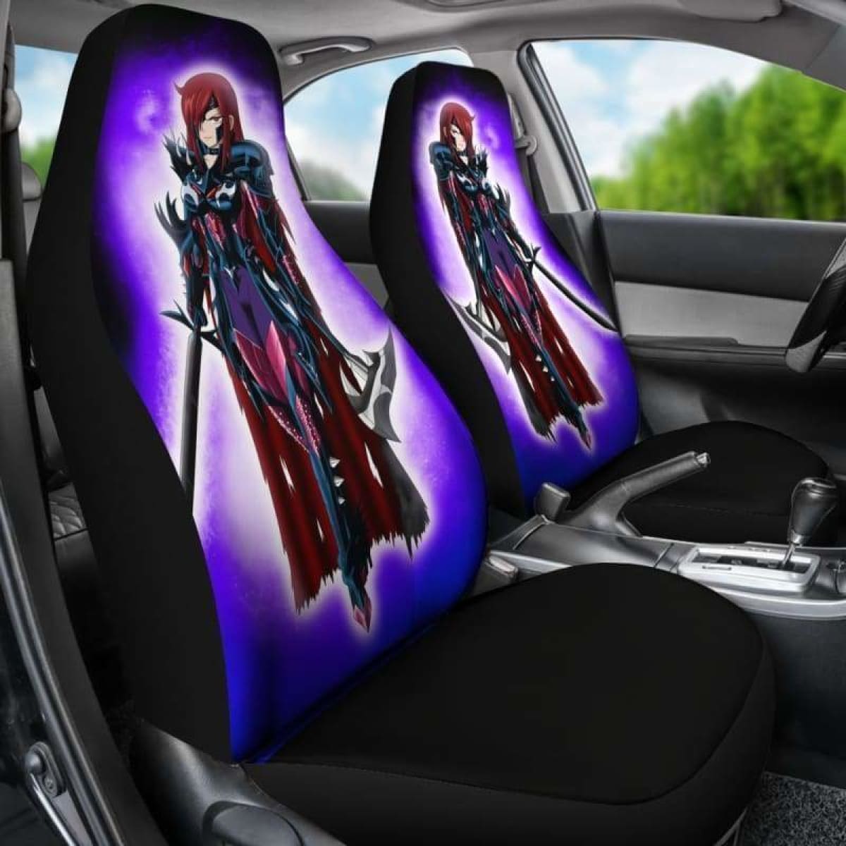 Erza Scalet Fairy Tail Car Seat Covers Universal Fit 051312