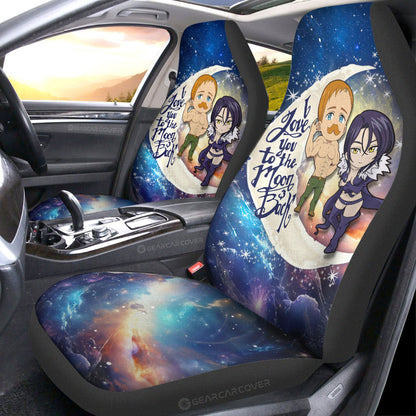 Escanor And Merlin Car Seat Covers Custom Car Accessories