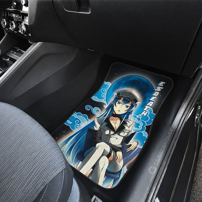 Esdeath And Akame Car Floor Mats Custom Akame Ga Kill For Anime Fans