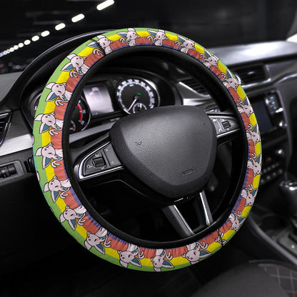 Espeon Anime Custom Car Steering Wheel Cover