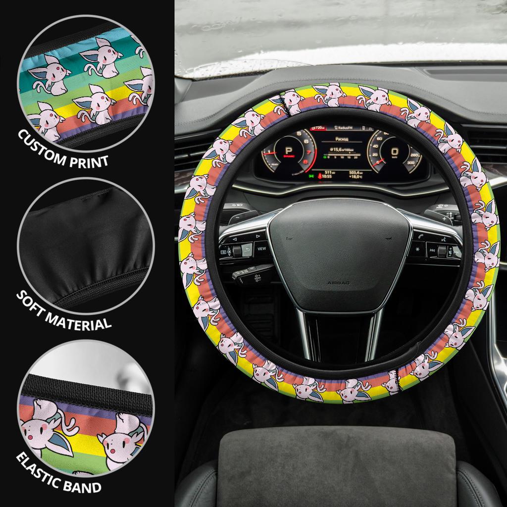 Espeon Anime Custom Car Steering Wheel Cover