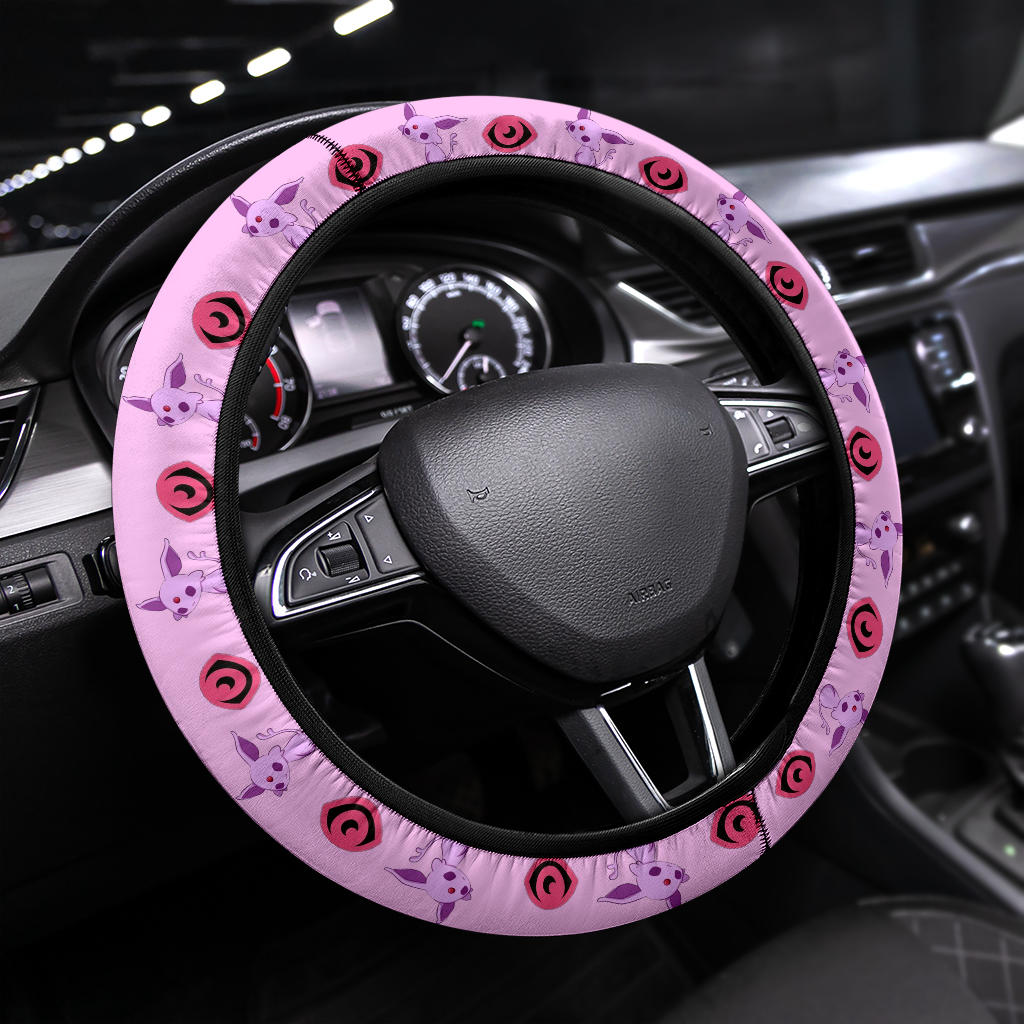 Espeon Eevee Evolution Car Steering Wheel Cover