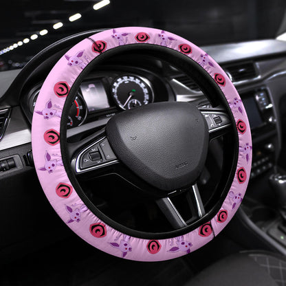Espeon Eevee Evolution Car Steering Wheel Cover