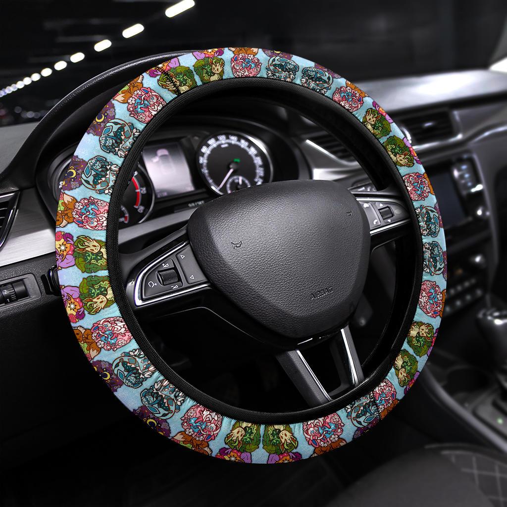 Every Eevee evolution Car Steering Wheel Cover