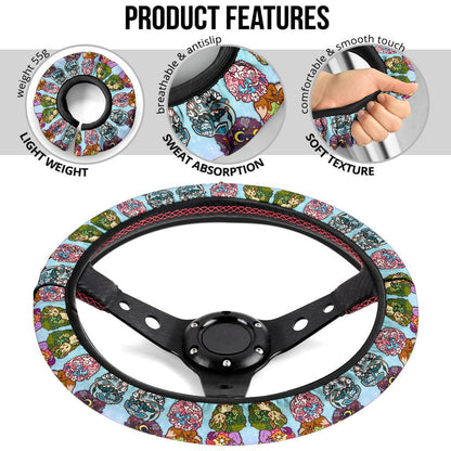 Every Eevee evolution Car Steering Wheel Cover