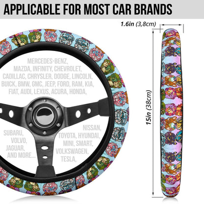 Every Eevee evolution Car Steering Wheel Cover