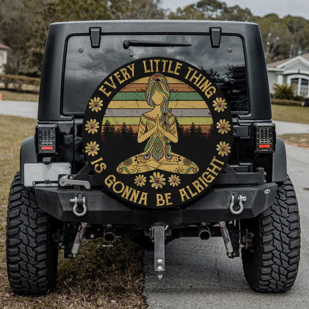 Every Little Is Gonna Be Alright Car Spare Tire Cover