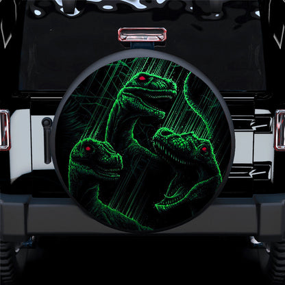 Evil Dinosaur Car Spare Tire Cover