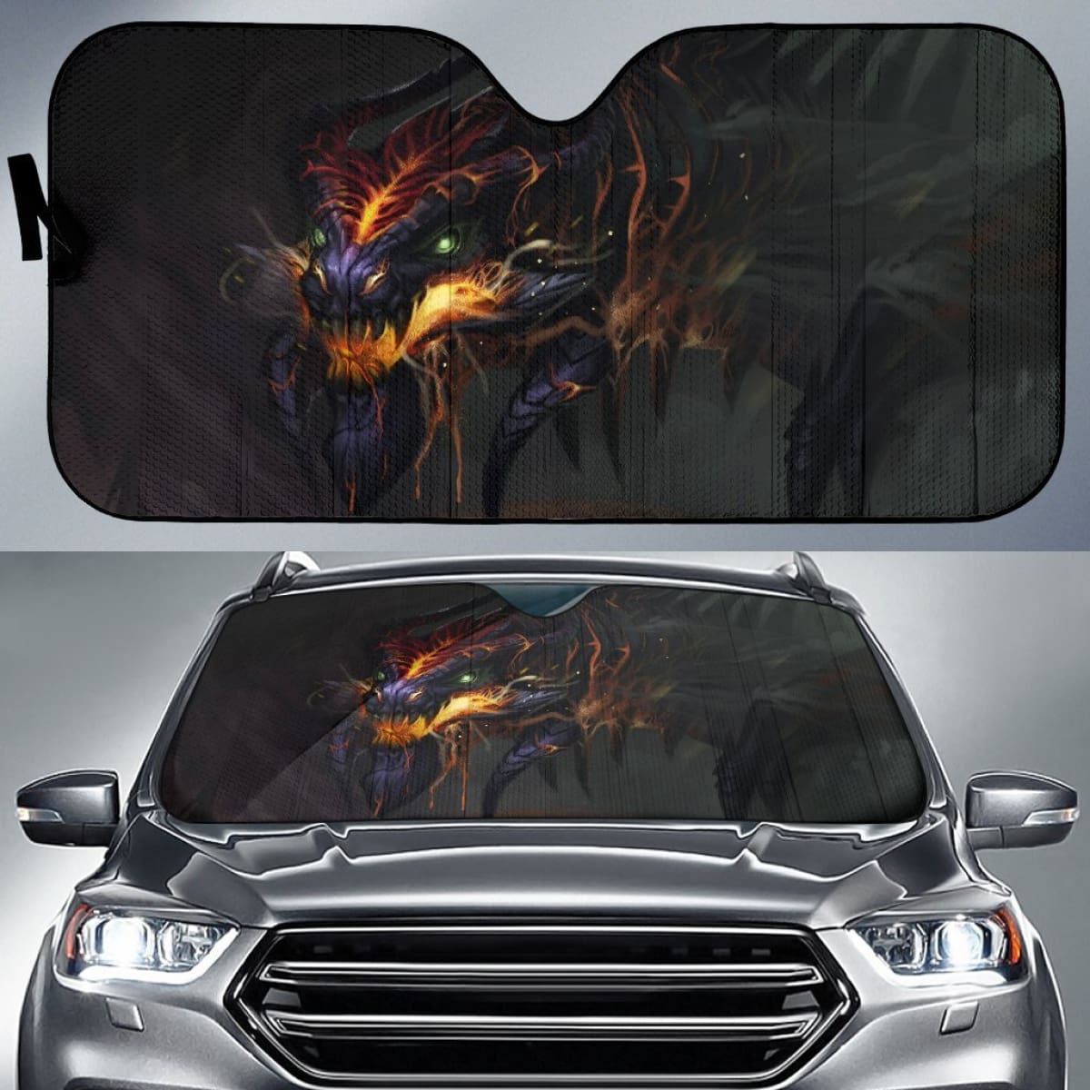 Evil Dragon HD Sun Shade amazing best gift ideas 2020 Universal Fit 174503