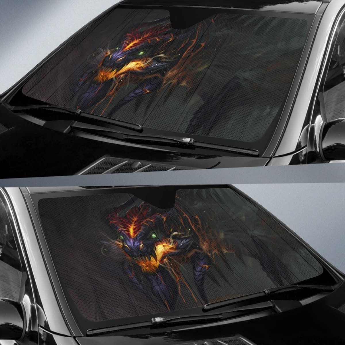 Evil Dragon HD Sun Shade amazing best gift ideas 2020 Universal Fit 174503