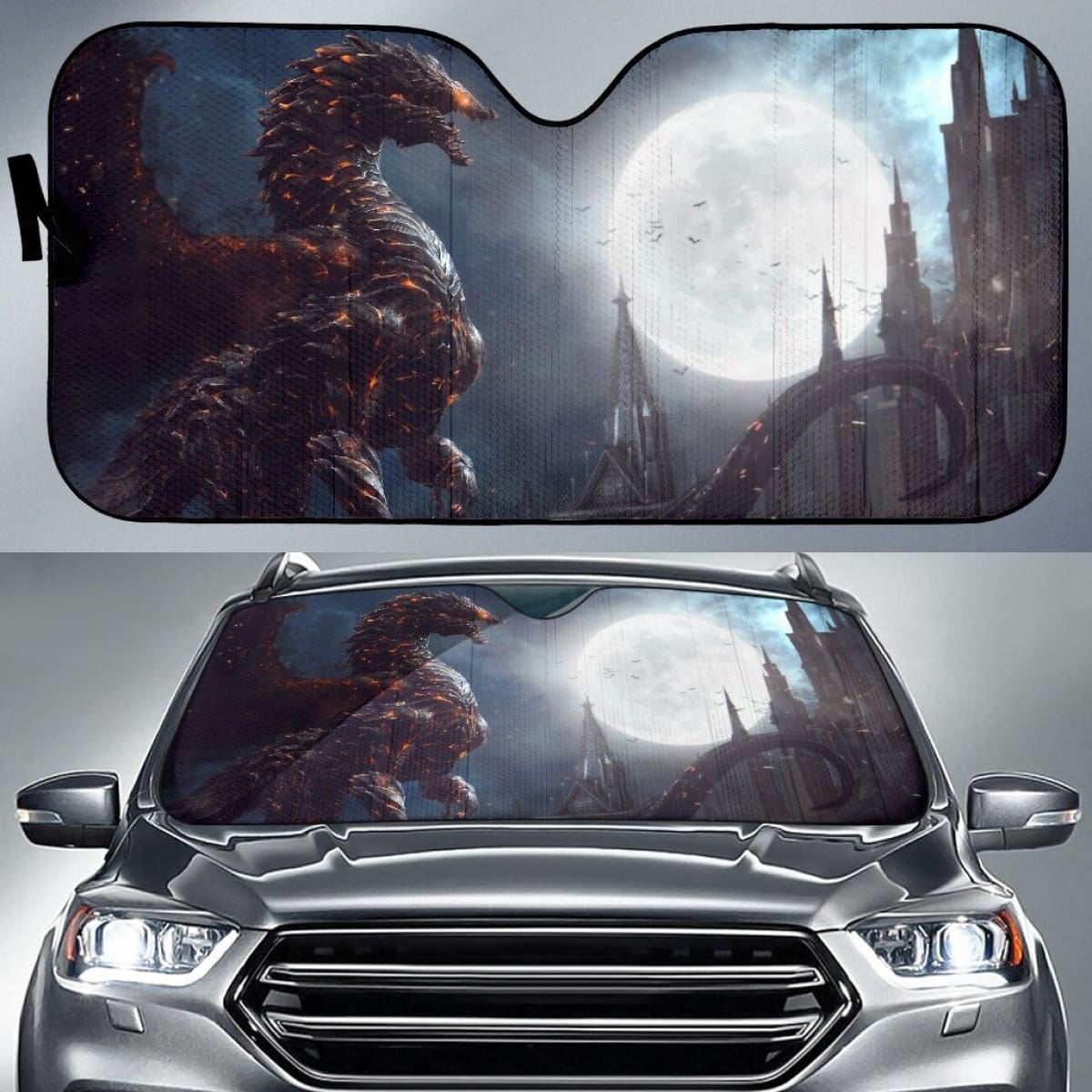 Evil Dragon Sun Shade amazing best gift ideas 2020 Universal Fit 174503