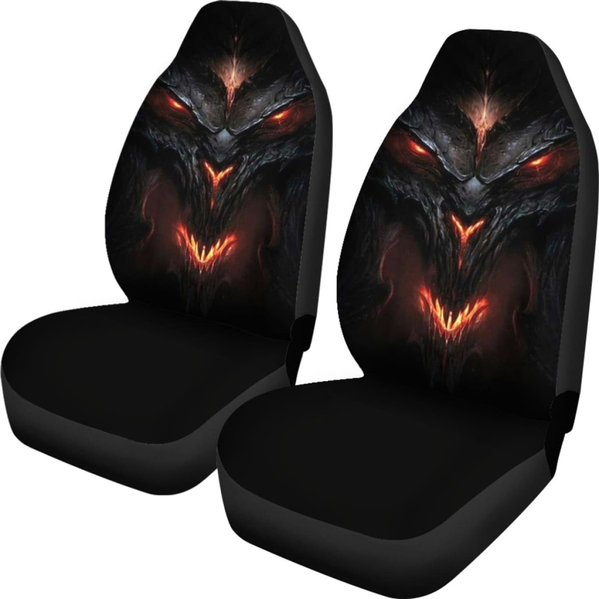 Evil Face Car Seat Covers - Amazing Best Gift Ideas 2020 Universal Fit 121007