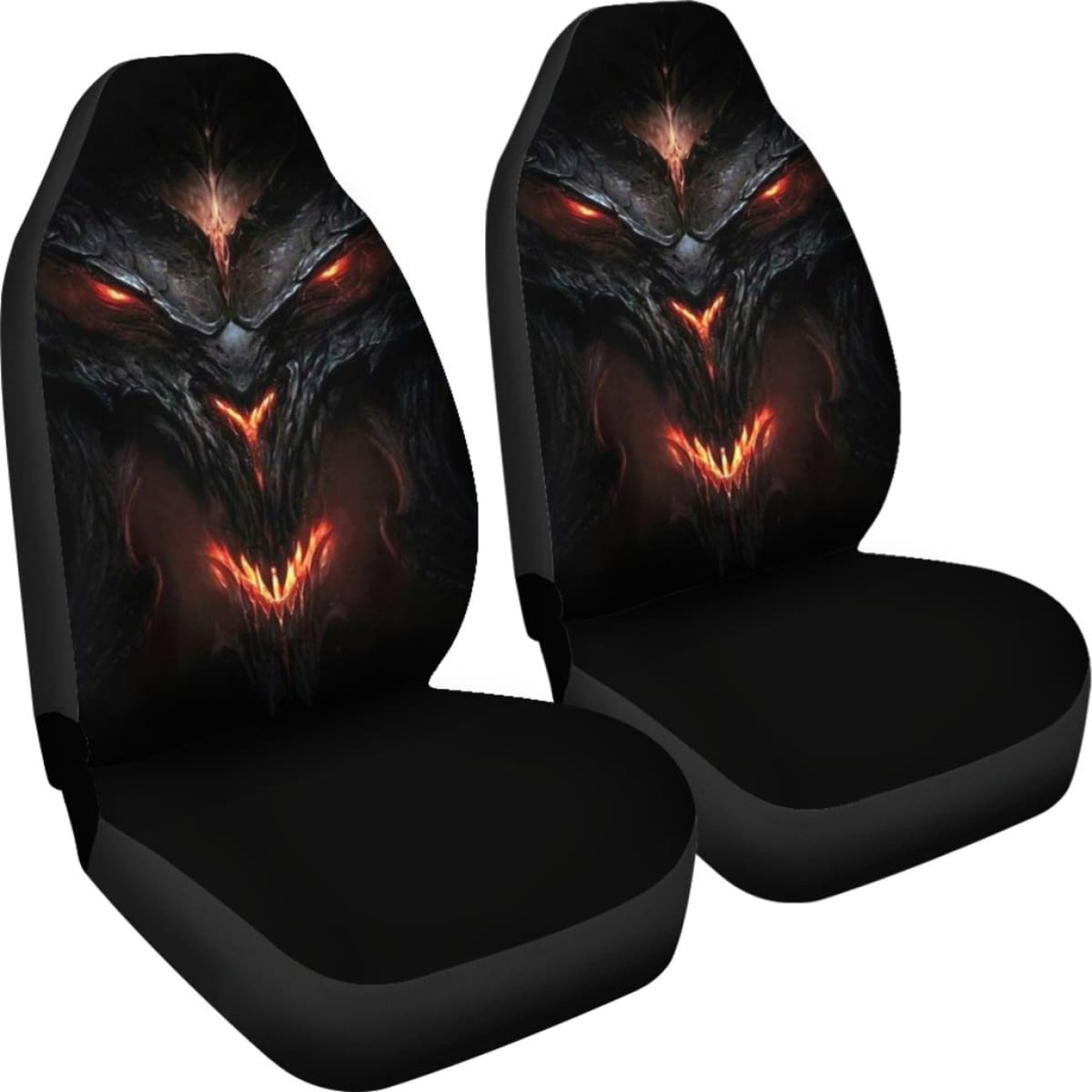 Evil Face Car Seat Covers - Amazing Best Gift Ideas 2020 Universal Fit 121007