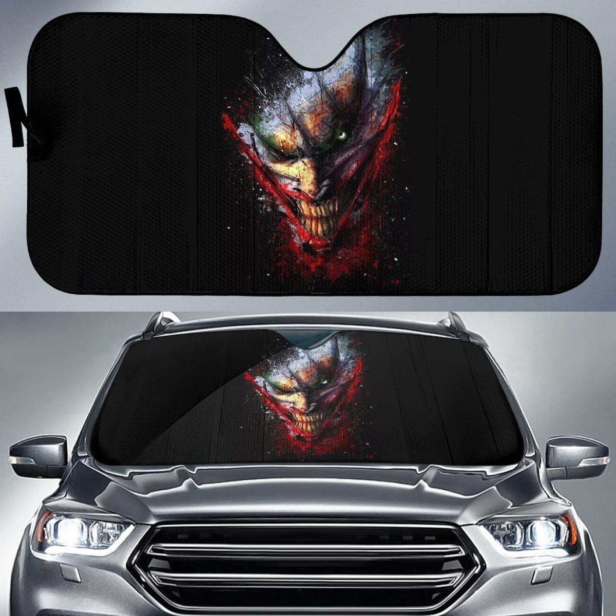 Evil Joker Sun Shade amazing best gift ideas 2020 Universal Fit 174503
