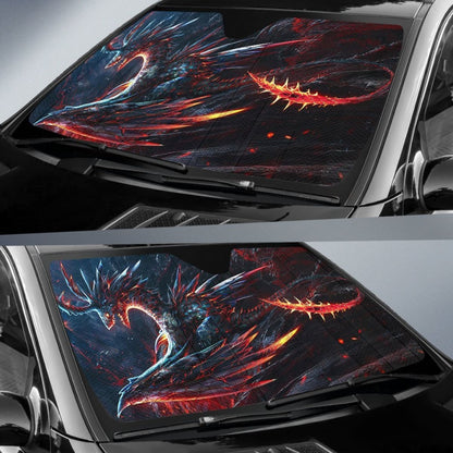 Evil Magma Dragon Sun Shade amazing best gift ideas 2020 Universal Fit 174503